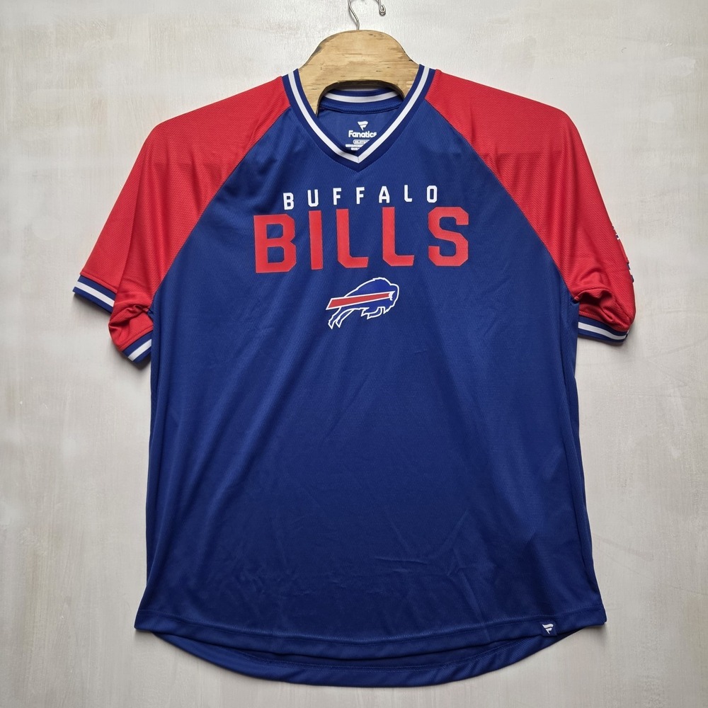 Fanatics Buffalo Bills NFL Shirt Womens XXL Blue